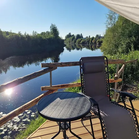 Sunset Glamping - Luksustelttamajoitus Powerparkin Laehellae 럭셔리텐트 Voltti