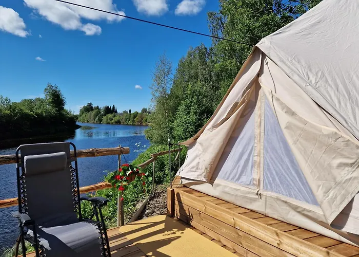 Sunset Glamping - Luksustelttamajoitus Powerparkin Laehellae